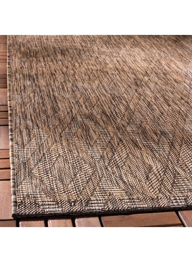 Safavieh Courtyard Collection Cy8522 Indoor Outdoor Nonshedding Easy Patio Backyard Porch Deck Mudroom Area 2'7" X 5' Brown Brown  - Image 4