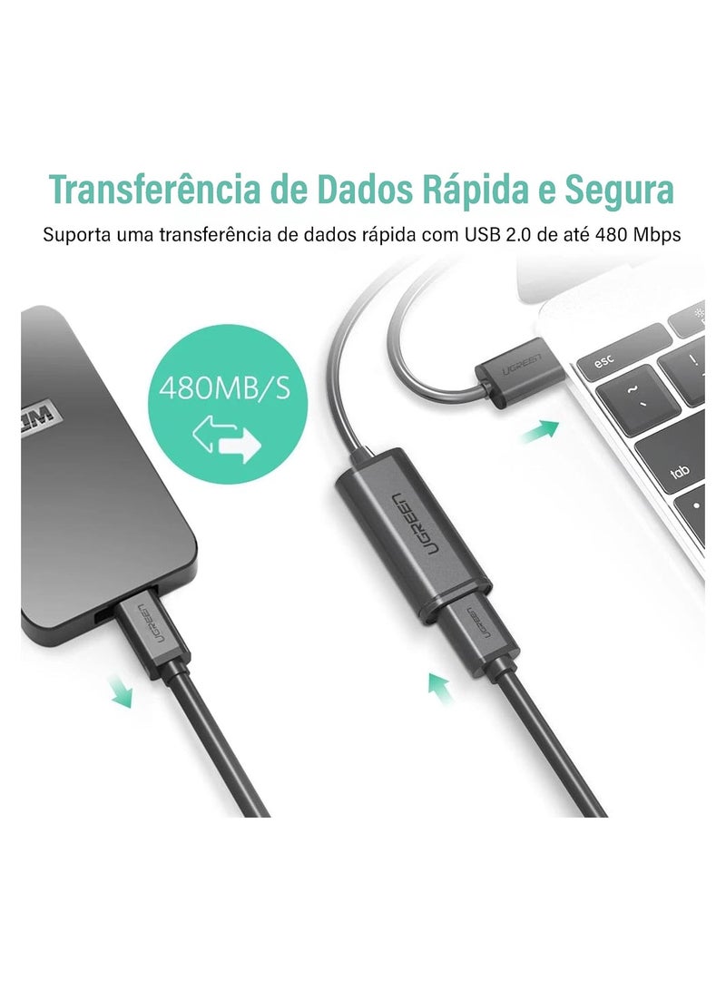 Ugreen USB 2.0 Active Extension Cable with Chipset 25m - - Image 3