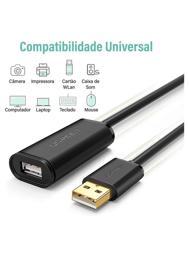 Ugreen USB 2.0 Active Extension Cable with Chipset 25m - - Image 5