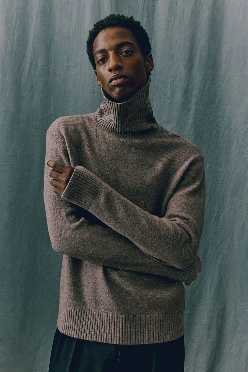 H&M Regular Fit Wool polo-neck jumper
