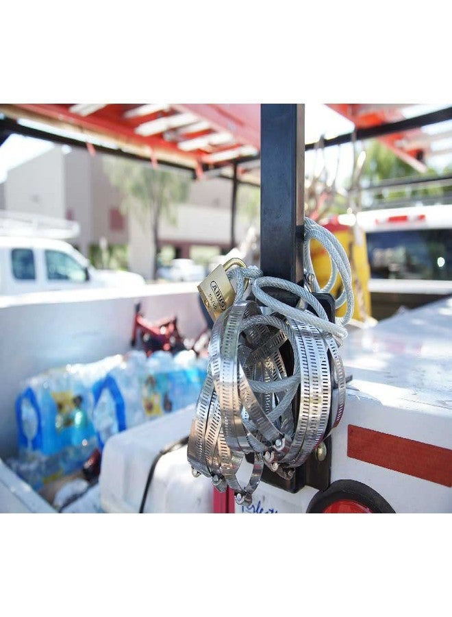 ABUS 55MB/50 Brass Lock with 2 Keys for Outdoor, Storage, Gate, 1.9in (48mm) Wide, Keyed Different - Image 2