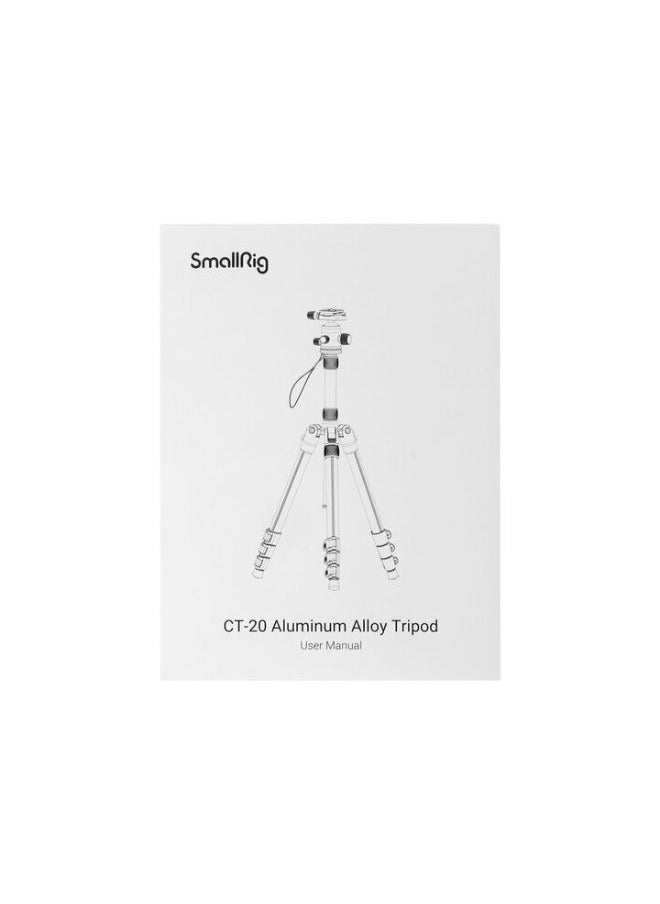 SMALLRIG SmallRig CT-20 Aluminum Tripod with Ball Head  - Image 2