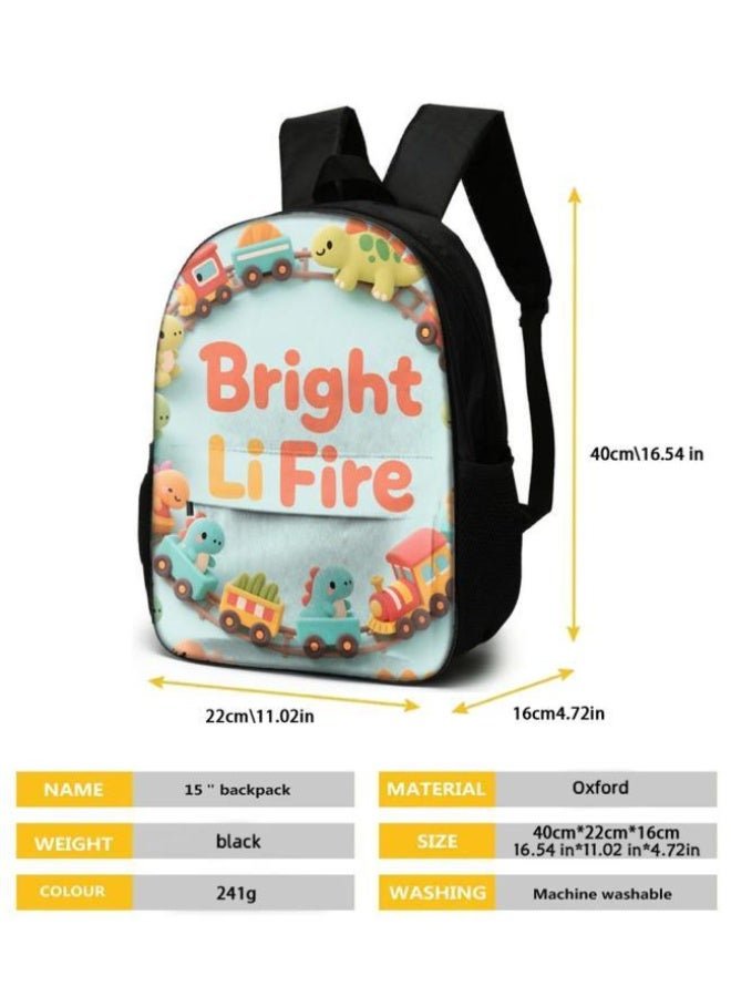 Bright Li Fire Cartoon bag three-piece set, easy to deal with various occasions (available for students, children, friends on outings, mountain climbing, schooling, etc.) | Shoulders + handbags + stationery bags | Back to school season/festival gifts - 19 - Image 5