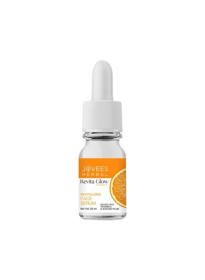 Jovees Herbal Revita Glow Vitamin C Face Serum Infused With Vitamin C & Kakadu Plum |Reduces Dark Spots|For Naturally Glowing Skin | For All Skin Type | 30Ml - Image 2