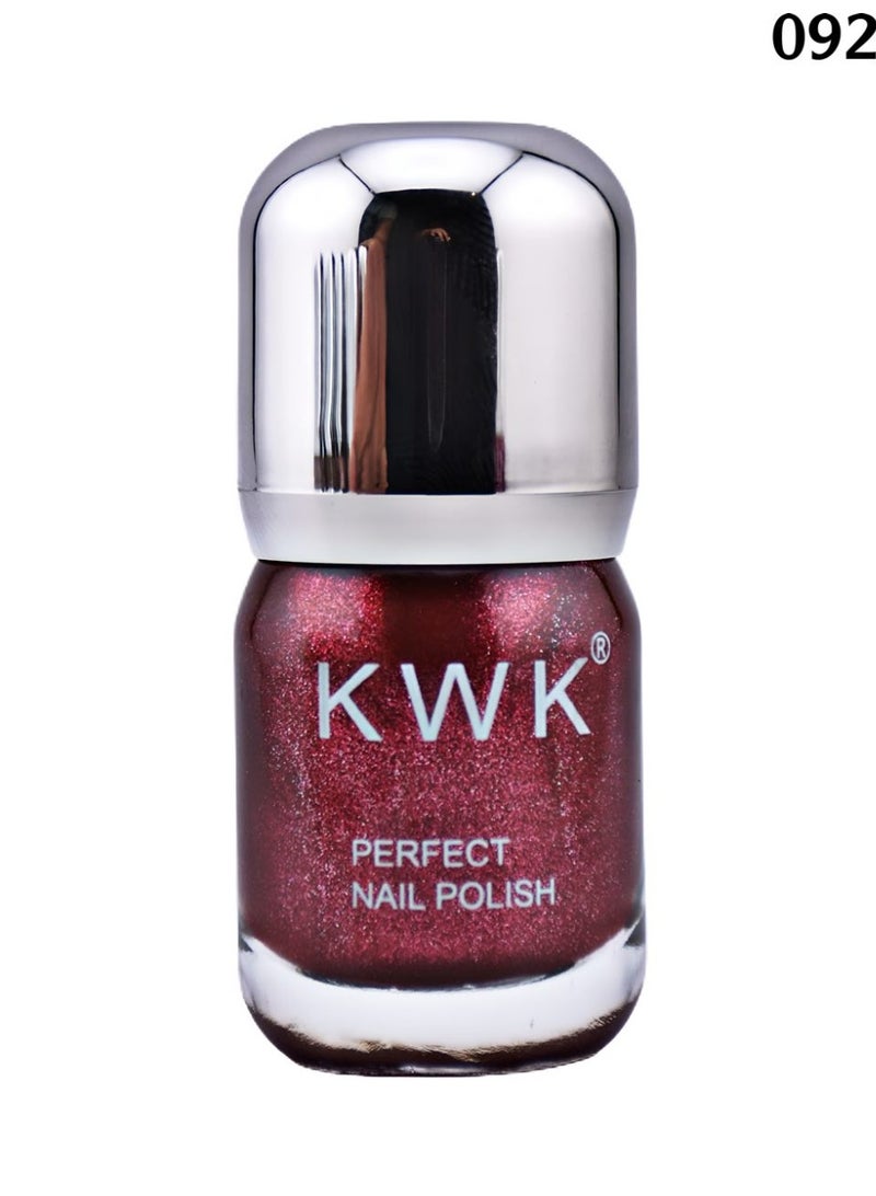 كيه دابليو كيه كيو دبليو كيه طلاء أظافر – درجة 092 + مزيل طلاء أظافر مجاني - Image 1