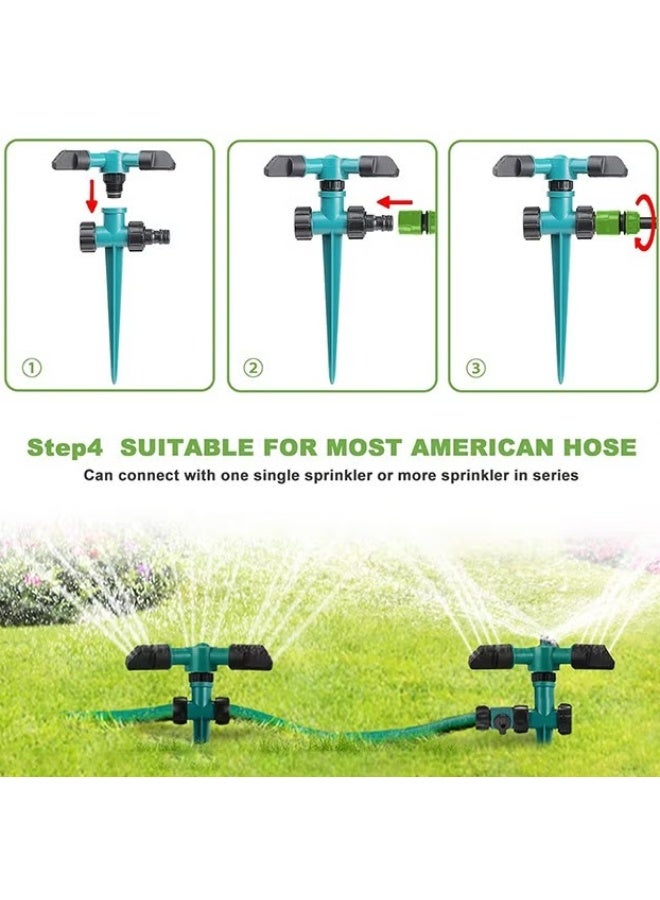 EETU Garden Sprinkler For Yard,Lawn 360 Degree Rotation Auto Irrigation System,Water Sprinklers Yard Large Area,And Plant Irrigation,Kids Playing - Image 4