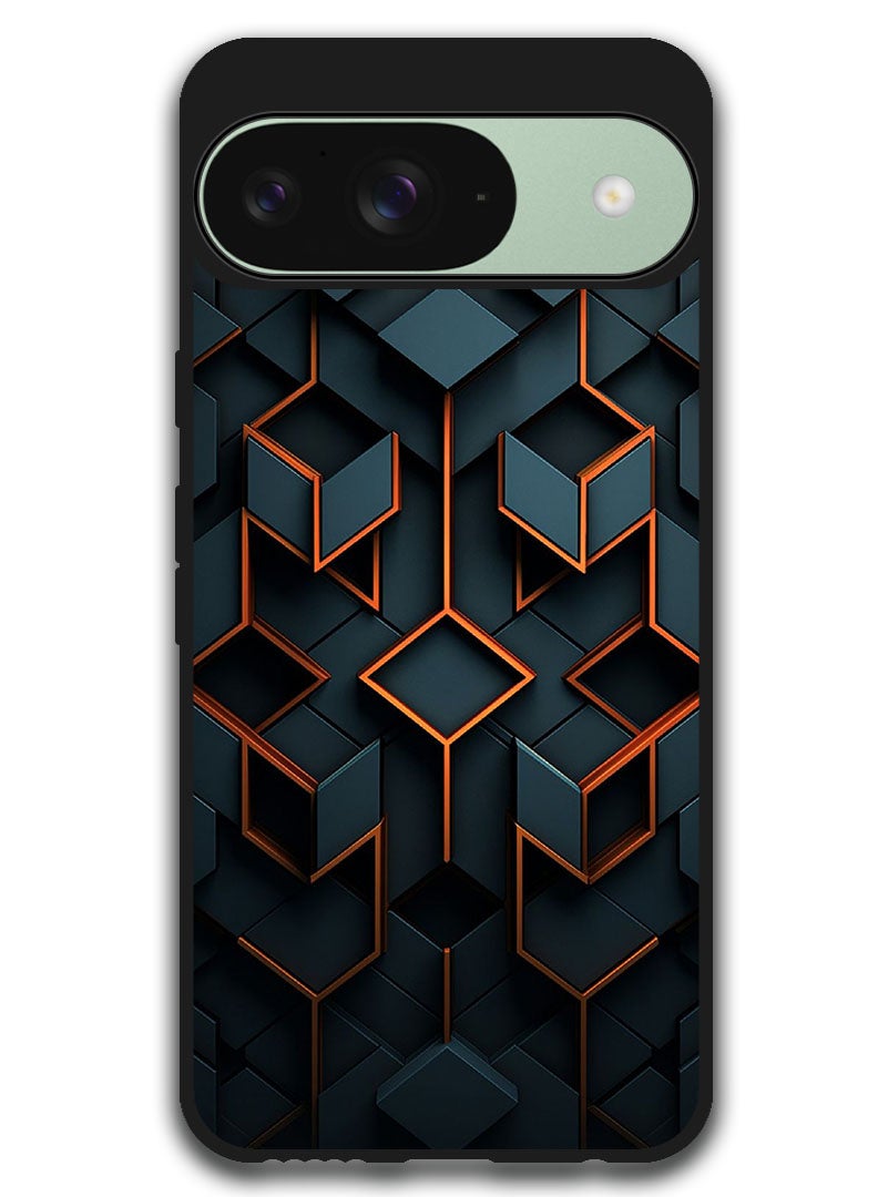 Theodor Protective Case Anti Scratch Shock Proof Bumper Cover For Google Pixel 9 Abstract 3 - Image 1