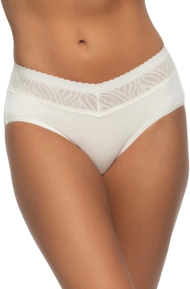 Felina Womens 5 Pack Stay In Place Mid-Rise Lace Hipster (US, Alpha, Small, Regular, Regular, Blueberry Wine) - Image 5