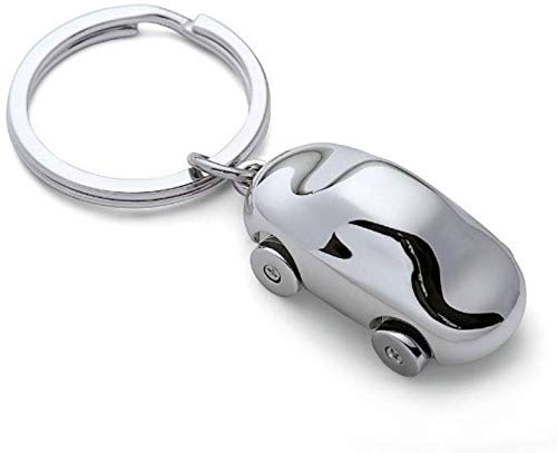 IKTU Mini Metal Car Key Chain (Silver) - Image 1