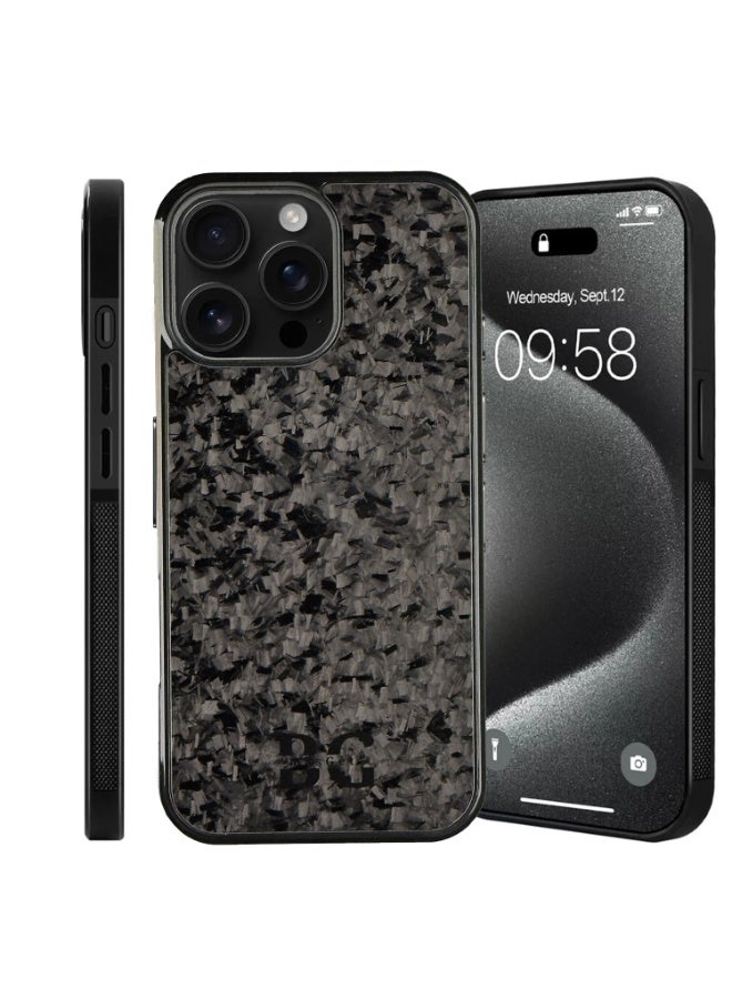 BasGet Real Carbon Fiber Phone Case For iPhone 16 Pro Max, MagSafe Compatible & Real Carbon Fiber And Aluminum Key Holder Bundle - Image 2