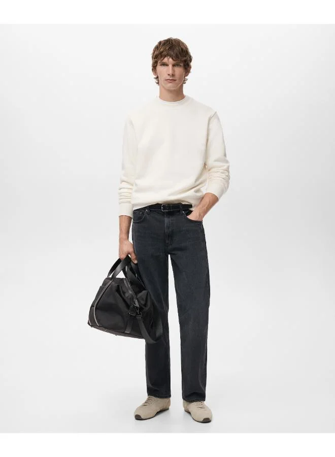 Mango Man  Cotton sweatshirt with soft-touch lining for Men | Best Price UAE