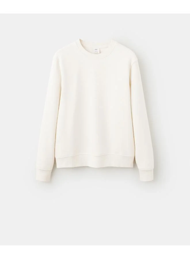 Mango Man  Cotton sweatshirt with soft-touch lining for Men | Best Price UAE