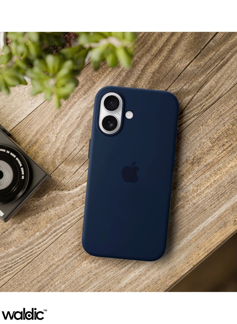 Waldic Apple iPhone 17 Premium Case | Premium Silicone Case Cover Designed for Apple iPhone 17 | Apple iPhone 17 Case Camera and Drop Protection Thin Protective Back Cover Case for Apple iPhone 17 - Dark Blue - Image 5
