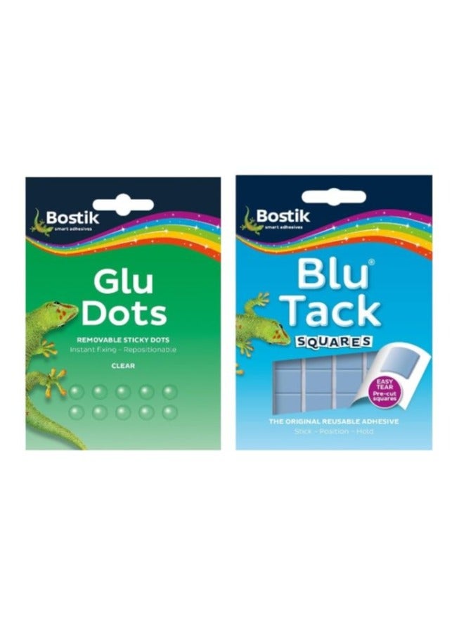 بوستيك دوائر لاصقة و مربعات بلو تاك - Image 1