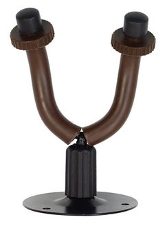 Mike Music Guitar Wall Mount Hanger,2-Pack Rotatable Hardwood Guitar Hangers with Screws-Adjustable Stopper Guitar Mount Hook Holder Stand for Ukulele Bass Electric Acoustic Guitar Banjo Mandolin  - Image 3