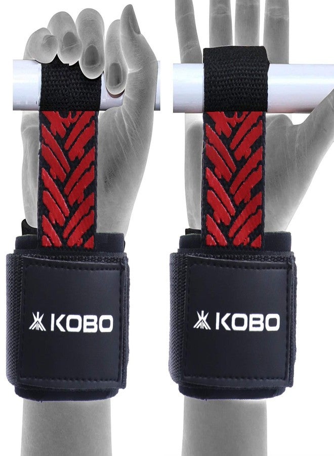 Kobo WTA-48 Wrist WRAP WTA-48 Weight Lifting Straps with Wrist Support, Free Size (Multicolour) - Image 1