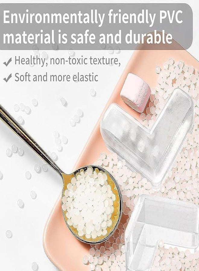 Baps store متجر بابس - ١٠ قطع من واقيات حواف الأثاث، واقيات زوايا الطاولات للحواف الحادة، واقيات زوايا سيليكون للحواف الحادة، واقيات زوايا طاولات جل، وواقيات زوايا شفافة من مادة PVC الناعمة - Image 5