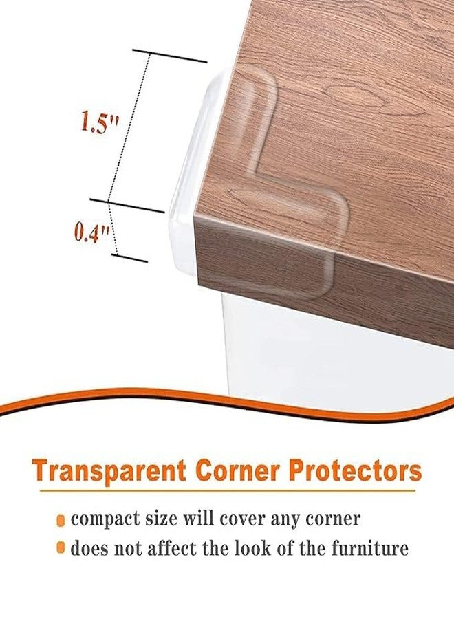 Baps store متجر بابس - ١٠ قطع من واقيات حواف الأثاث، واقيات زوايا الطاولات للحواف الحادة، واقيات زوايا سيليكون للحواف الحادة، واقيات زوايا طاولات جل، وواقيات زوايا شفافة من مادة PVC الناعمة - Image 3