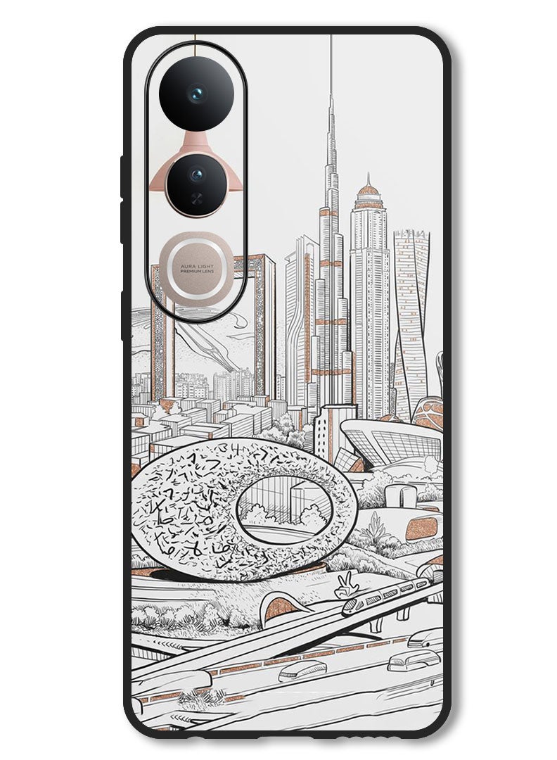 Theodor Case Compatible with Vivo V50 Lite Protection Shockproof Bumper Cover I'm original - Image 1