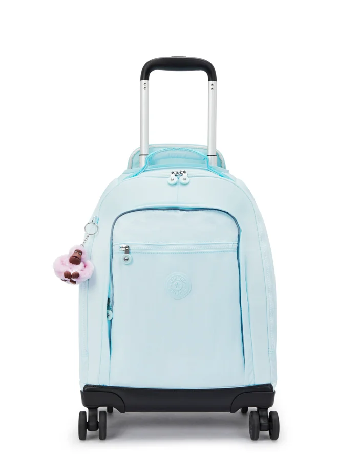 kipling New Zea Large Wheeled Backpack (with laptop protection) - Blue Sky Metallic