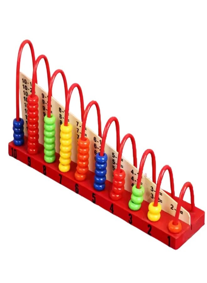 MARA BOMMAI® - Wooden Calculation Shelf Abacus | Early Educational Math Learning Toy for Kids 3+ | Counting, Addition & Subtraction Frame for Toddlers | Montessori STEM Kit - Image 1