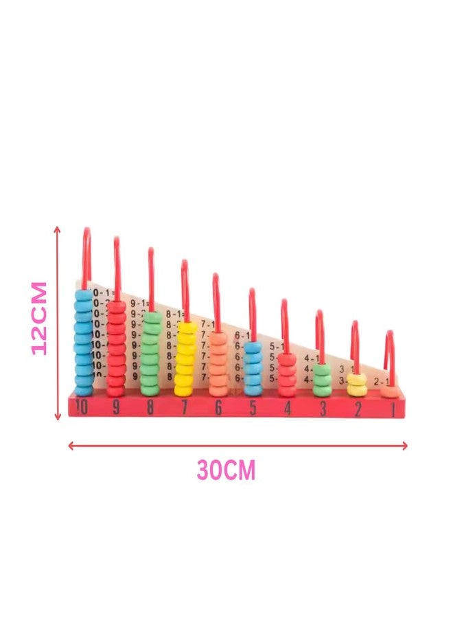 MARA BOMMAI® - Wooden Calculation Shelf Abacus | Early Educational Math Learning Toy for Kids 3+ | Counting, Addition & Subtraction Frame for Toddlers | Montessori STEM Kit - Image 5