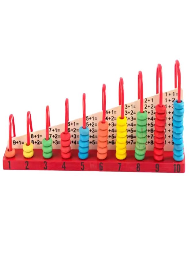 MARA BOMMAI® - Wooden Calculation Shelf Abacus | Early Educational Math Learning Toy for Kids 3+ | Counting, Addition & Subtraction Frame for Toddlers | Montessori STEM Kit - Image 4