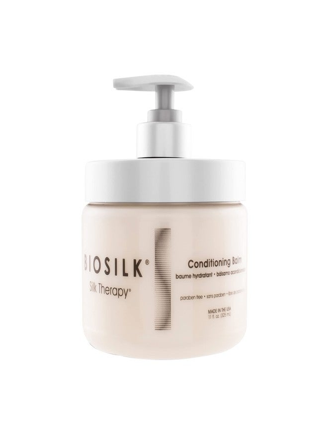 Biosilk Silk Therapy Conditioning Balm, Restores Shine & Smoothness, Deep Conditioning Treatment, Sulfate, Paraben & Cruelty-Free, 11 Oz - Image 1