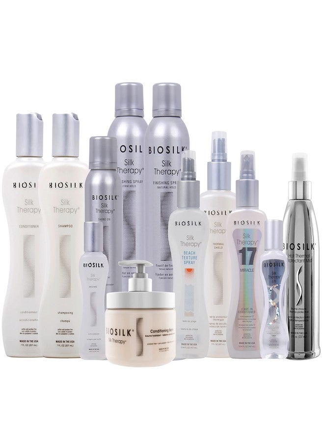 Biosilk Silk Therapy Conditioning Balm, Restores Shine & Smoothness, Deep Conditioning Treatment, Sulfate, Paraben & Cruelty-Free, 11 Oz - Image 2