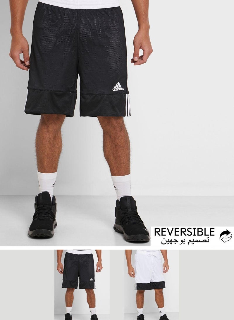 adidas شورت رجالي أسود قصير من - Image 1