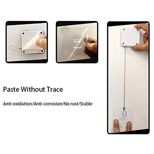 G.FIDEL Multifunctional Door Closer, Residential Commercial Auto Door Closer, Auto Closer Sliding Door, Noise Free with Drawstring for Steel Wire Indoor Outdoor, Internal, Home & Office - Image 2