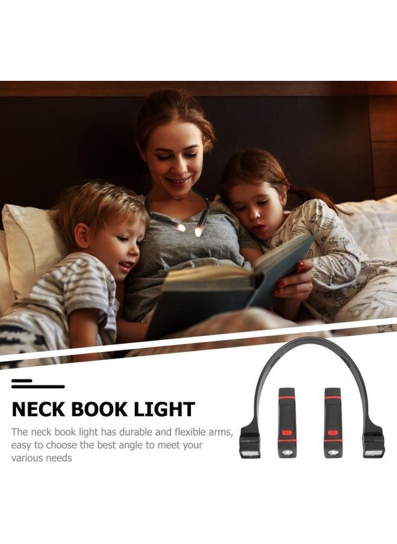 Generic - Magnetic Neck Hanging Light, USB Rechargeable Reading Headlamp, LED Outdoor Lighting Camping Lantern - Image 1