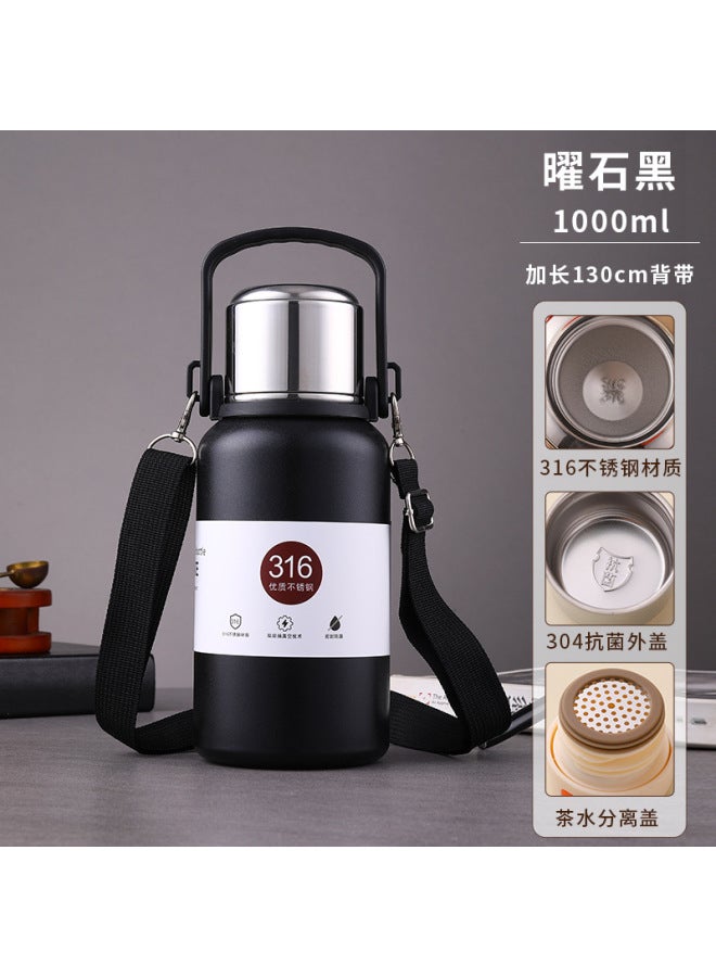316 Stainless Steel Thermos Cup Portable Handle Pot Outdoor Water Cup Large Capacity Thermos Pot Sports Kettle Steel Pot