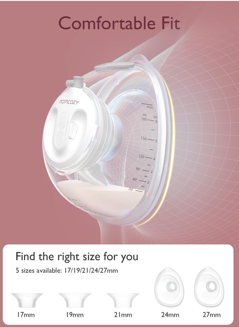 Momcozy - Painless, Potent, Wearable, Ultra-Light, Hands Free, Portable Double Electric Breast Pump V2 With 27 Pumping Combinations - Image 1