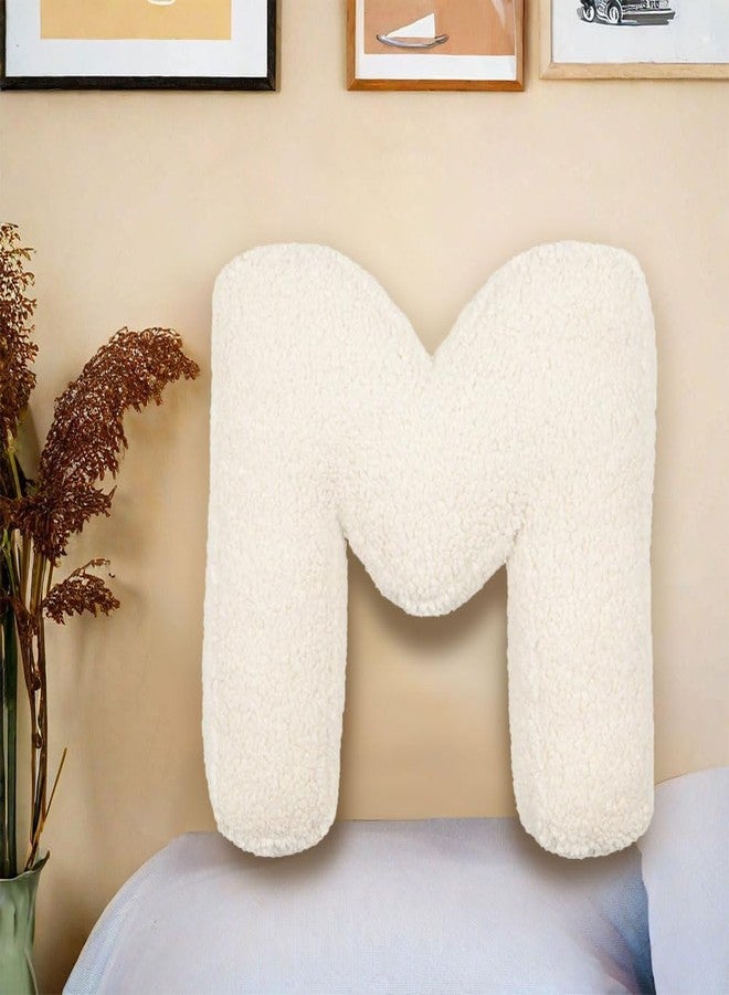 Shapeazy Letter Plush Pillow, Letter Hugging Throw Pillows, Decorative Initial Letter Shaped Throw Pillows for Bed Couch, Letter Pillows English Alphabet A to Z for Sofa Bedroom Living Room Decor (M) - Image 1