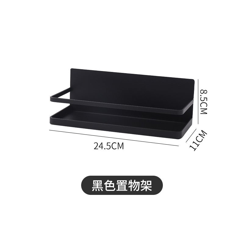 Refrigerator Rack Magnetic Suction Tissue Holder Seasoning Bottle Roll Paper Cling Film Rag Rack Refrigerator Rack - Image 1