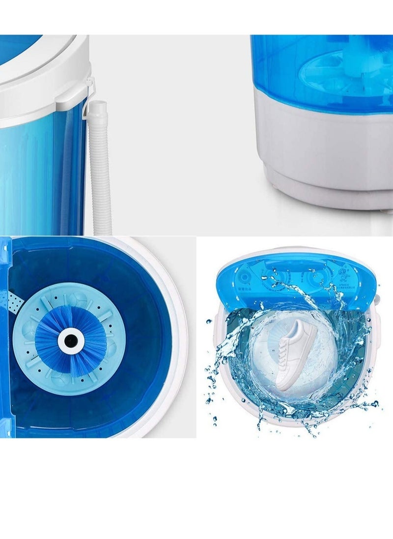 ELTRAZONE Shoe Washing Machine Small Household, Portable Lazy Washing Machine, 360° Cleaning, 10 Minutes Fast Cleaning, Safe Material Does Not Hurt Shoes Blue/White  - Image 4