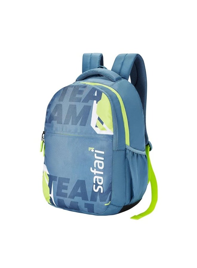Safari Flip 32L Casual Printed Backpack, 2 Compartments, Bottle Holder, Front Pocket, School Bag for Boys and Girls, College Bag, Office Bag, Travel Bag for Men and Women - Image 1