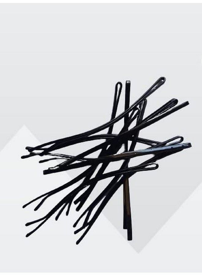 advancedestore Strong Simple Hairpins Black Alloy Hair Clip Bobby Pin Hair Accessories Headwear Ball Tip Bob Pins For Women Large (Pack Of 60) - Image 5