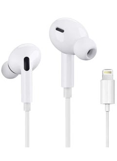 LIXES Compatibility Apple Earbuds with Lightning Wired Headphones [Apple MFI Certified], iPhone Lightning Connector, Compatible with iPhone 13/12/SE/11/XR/XS/X/7/7 Plus /8/8Plus, Supports All iOS Systems，  - Image 1