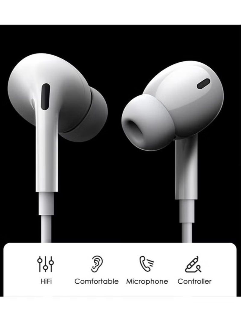 LIXES - Compatibility Apple Earbuds with Lightning Wired Headphones [Apple MFI Certified], iPhone Lightning Connector, Compatible with iPhone 13/12/SE/11/XR/XS/X/7/7 Plus /8/8Plus, Supports All iOS Systems， - Image 1