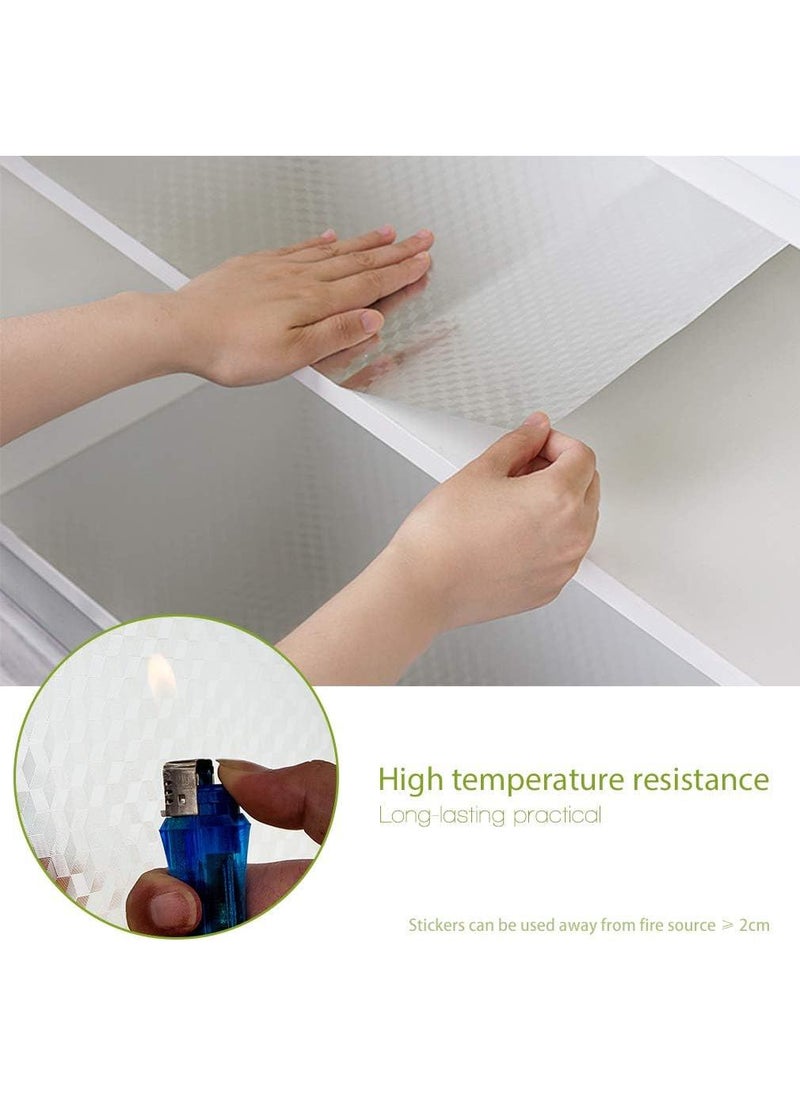 Bluejw - 0.4*1M Moisture Proof Waterproof Cabinet Decorative Pattern High Temperature Resistant Kitchen Oil Proof Sticker - Image 1