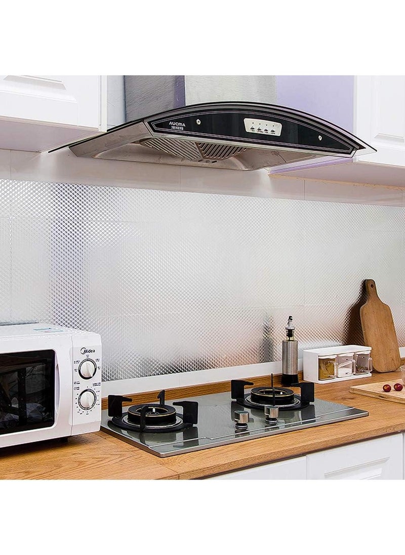 Bluejw - 0.4*1M Moisture Proof Waterproof Cabinet Decorative Pattern High Temperature Resistant Kitchen Oil Proof Sticker - Image 1