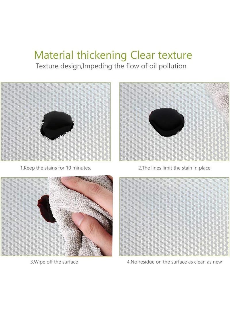 Bluejw - 0.4*1M Moisture Proof Waterproof Cabinet Decorative Pattern High Temperature Resistant Kitchen Oil Proof Sticker - Image 1
