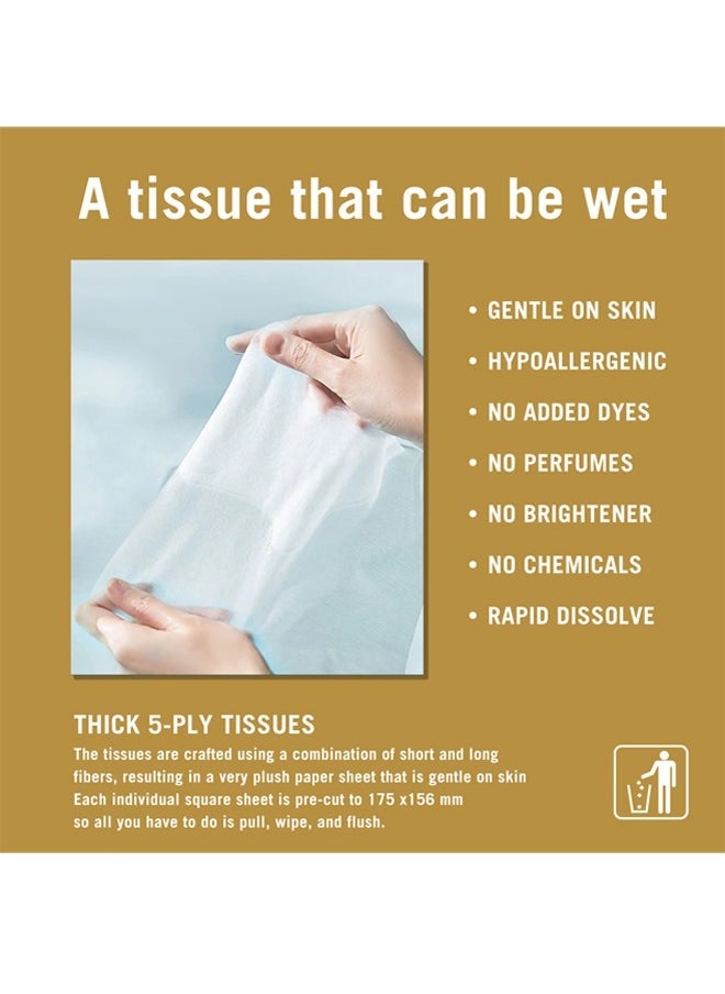 fashionhome - Pack of 5 Multipurpose Use Thick 5 Ply Fragrance Free and Dye Free Tissues 450 Sheets Per Packet Family Pack Facial Tissues Gentle on Skin Lint Free Soft and High Absorbency Paper Towels Ideal for Home Office Travel - Image 1