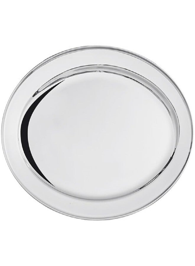 TrueCraftware- 22” Stainless Steel Oval Serving Platter - Heavy Duty Metal Serving Tray Serving Platters for Appetizer Snack Fruit Cake Server Party Food Display Tray Serving Dishes for Entertaining - Image 4