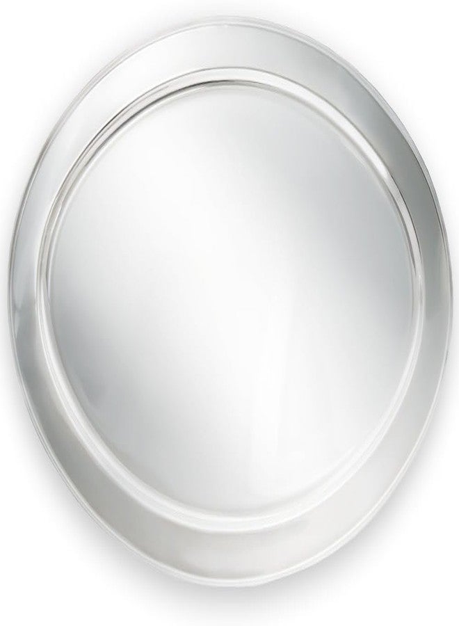 TrueCraftware- 22” Stainless Steel Oval Serving Platter - Heavy Duty Metal Serving Tray Serving Platters for Appetizer Snack Fruit Cake Server Party Food Display Tray Serving Dishes for Entertaining - Image 1