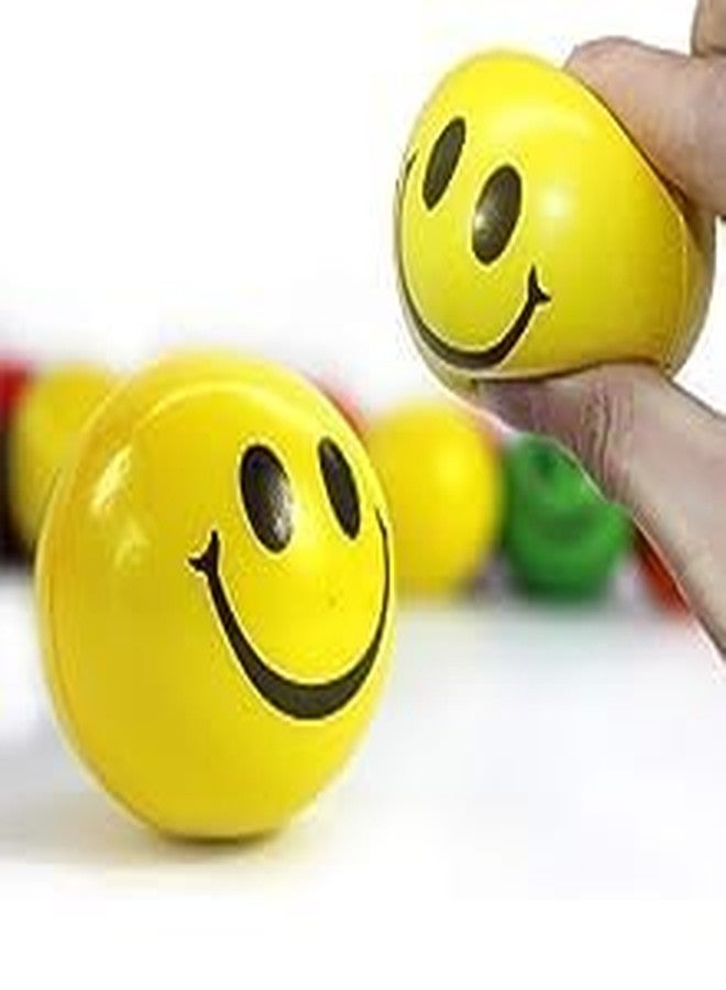 GR DESIGN®Smiley face Stress Relieving Soft Squeeze Ball (Pack of 6) - Image 4