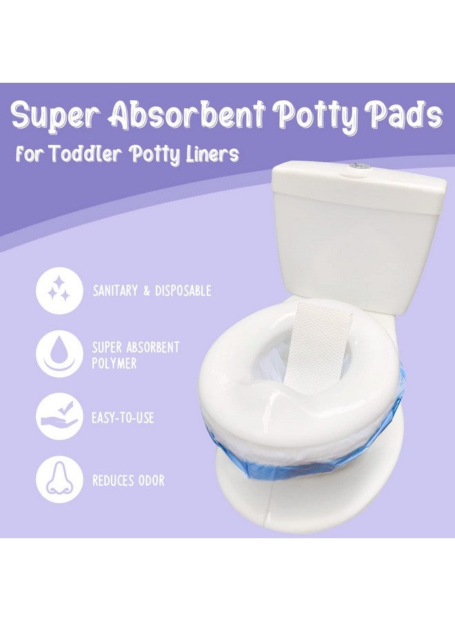 CUXFLS Disposable Potty Absorbent Pads for Kids Travel,Toilet Refill Pouch for Toddler Toilets Portable Fast-Acting Absorbent Fit All Baby Travel Potty Bags - 150 Pads - Image 5