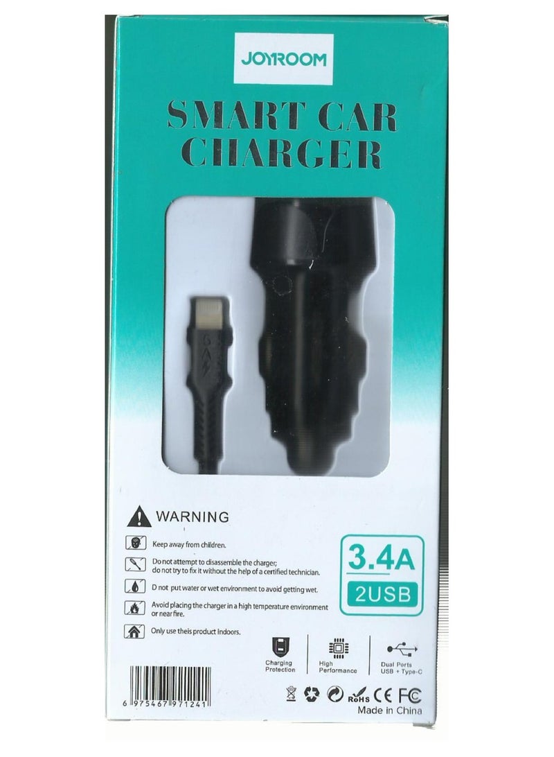Jerome car charger for iPhone, 2 USB port - Image 2